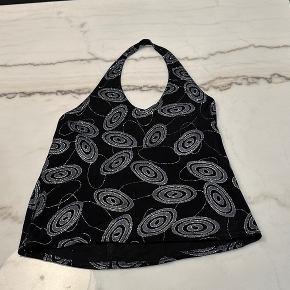 Onyx Nite Tops - Onyx Nite Black and Silver Camisole